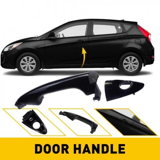Fit Hyundai Accent 1.6L 12-17 Front Rear Left Right Exterior Outer Door Handle Front Left