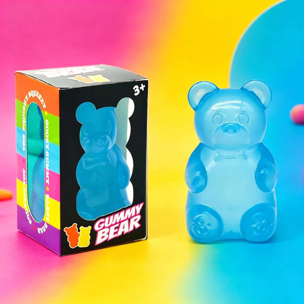Adhd Toy New Squishy Toy Needoh Jellyfish Cube Stress Relief Fidget Sensory Anti Anxiety Squeeze Toy New