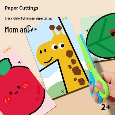 Children's DIY Paper Cutting Toy for Ages 3-6: Early Education & Concentration Training
