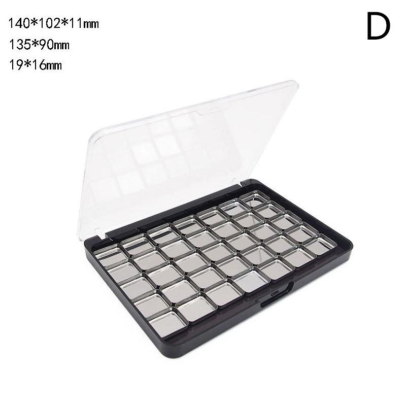 Lidschatten-Palette Leer Magnetische Aufbewahrungsbox für Lidschatten Lidschatten-Schale Behälter Lidschatten-Pfännchen Mehrzweck-Werkzeug