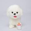 Plush Interactive Maltese Simulation Dog- Puppy Dog Toy for Kids-with Walking, Barking, Wagging Tail & Talking- Robotic Present Pet Toy for Toddler