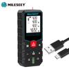 MILESEEY X5 Rechargeable Rangefinder 40M 60M 80M 100M 120M Laser Tape Measure,Trena Laser for Construction,DIY
