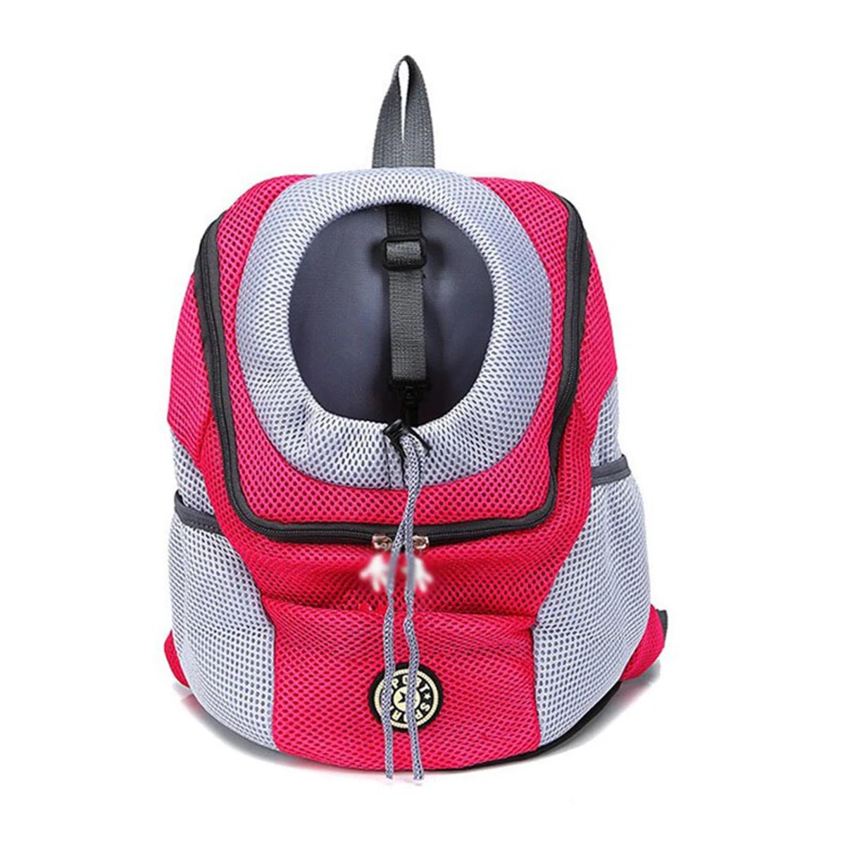 

Double Shoulder Portable Outdoor Pet Bag For Dogs Travel Breathable Dog Bag Outdoor Dog Carrier Bag Pet Carrying Supplies S