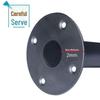 Iron Bottom Speaker Stand with Metal Base and Single Hole Support