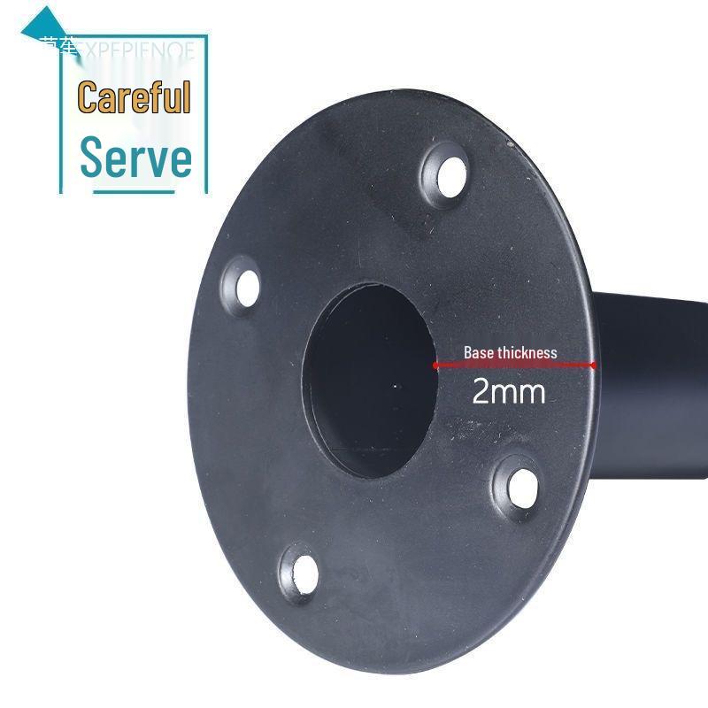 Iron Bottom Speaker Stand with Metal Base and Single Hole Support