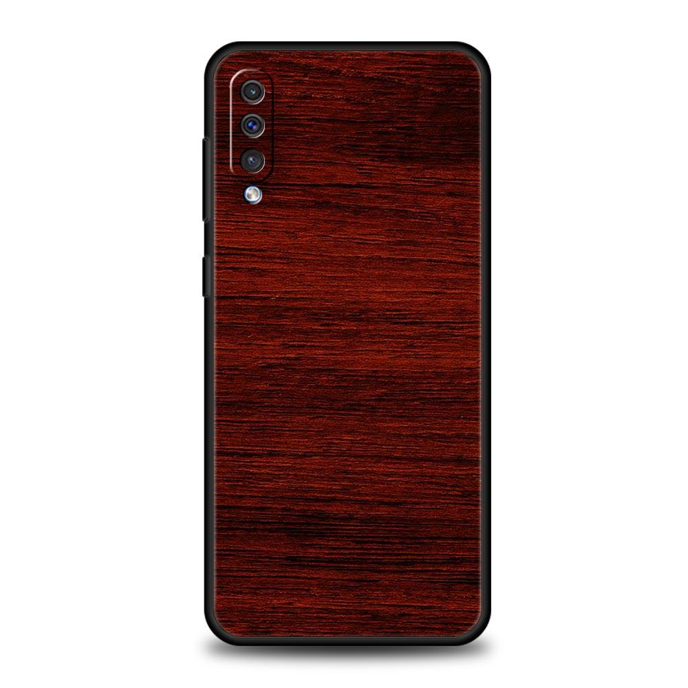 Carved Wood Case For Samsung Galaxy A52 A12 A50 A72 A20e A30 A02s A22 4G A32 5G A20s A70 A10s A40 A10 A04s Silicone Phone Cover