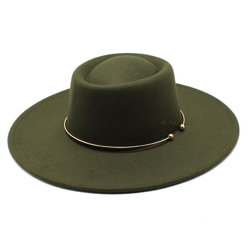 Wool Felt Classic Bowler Hat With Wide Brim For Outdoor Casual Wear
