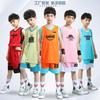 Kinder Basketballtrikot Set Mädchen Individuelle Nummer Rosa Trainingsspiel Uniformen