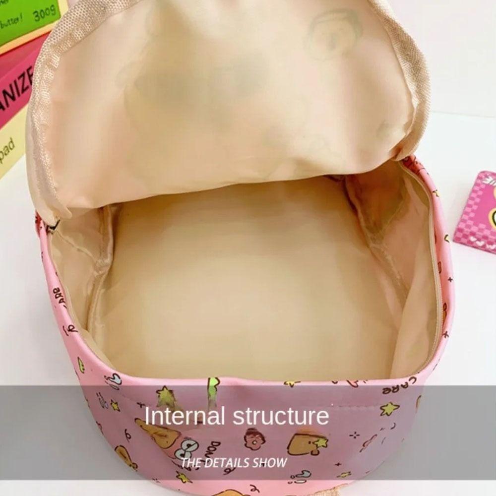 Ultra-light Children Capybara Backpack Nylon Cartoon Animal Book Bag Cute Kids   Schoolbag  Gifts