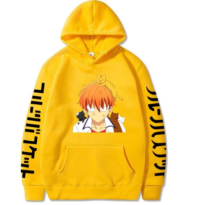 Sohma Kyo Fruits Basket Men Hoodies Men Women Hooded Sweatshirts Fashion Pullovers Autumn Boys Girls Streetwear Hoodie