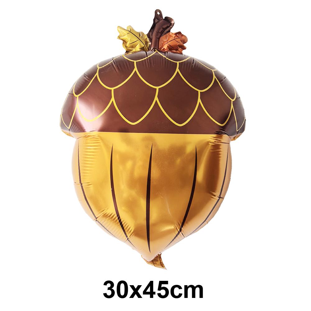 

Thanksgiving Foil Balloons Scarecrow Turkey Pumpkin Maple Leaf Squirrel Pinecones Balloons Fall Harvest Thanksgiving Decorations As Shown изумрудный
