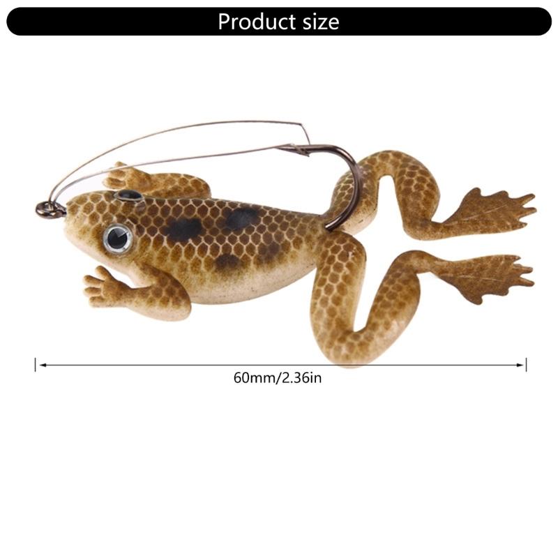Fishing Large Mouth Lures Large Feet Frogs Baits Double Propellers Legs Freshwater Saltwater Frogs Lures Swimbaits Set