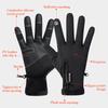 Cycling Gloves Men's Windproof Waterproof Zipper Touch Screen Full Finger Plus Fleece Gloves Skiing Fishing Gloves Winter Warm