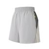 Woven Breathable Striped Zipper Pocket Mid-Rise Running Shorts Women Shorts KC0979