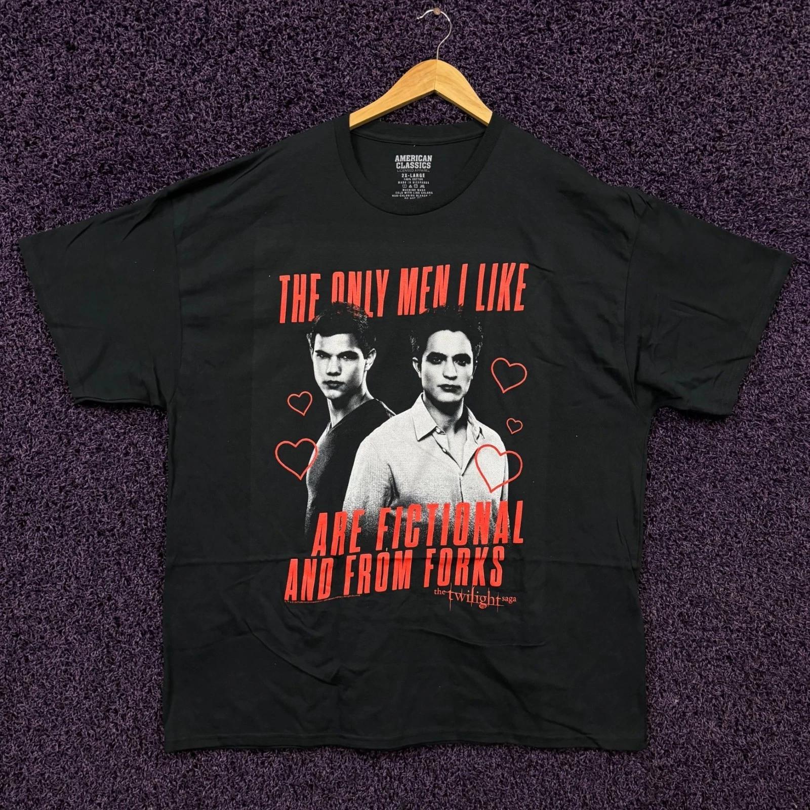 Twilight The Only Men I Like are From Forks T-Shirt Size 2XL 2XL