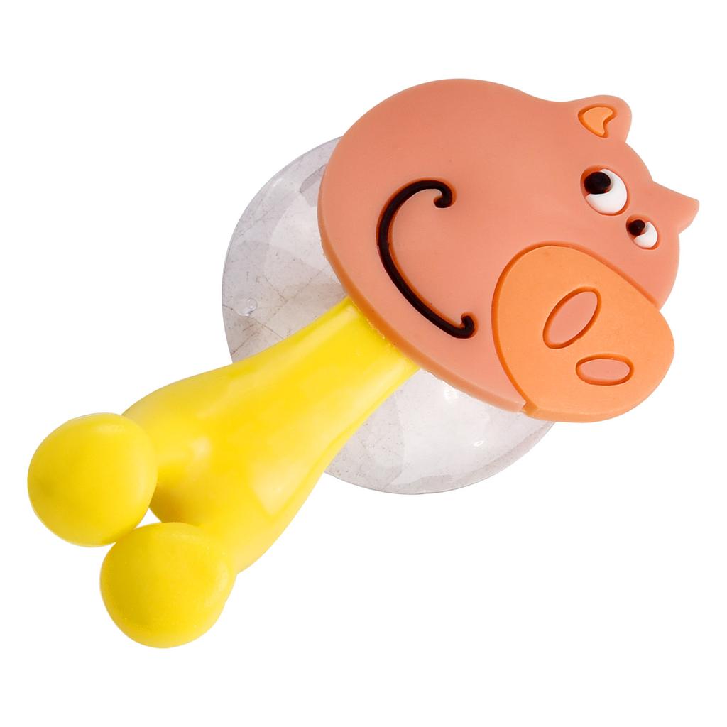 Novelty Cartoon Animal Toothbrush Holder Wall Mount Suction Cup Bathroom Organizer Fun and Practical Accessories