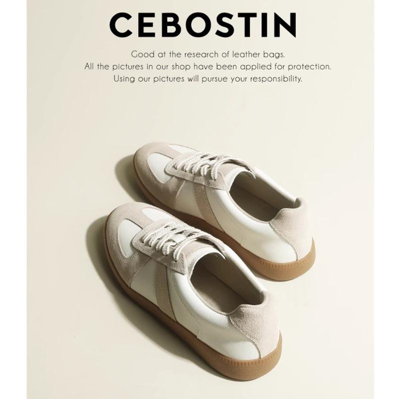 Abs Classic Lace-up Flat Bottom Casual Women's Splicing Retro Versatile Sports Little White Shoes Women