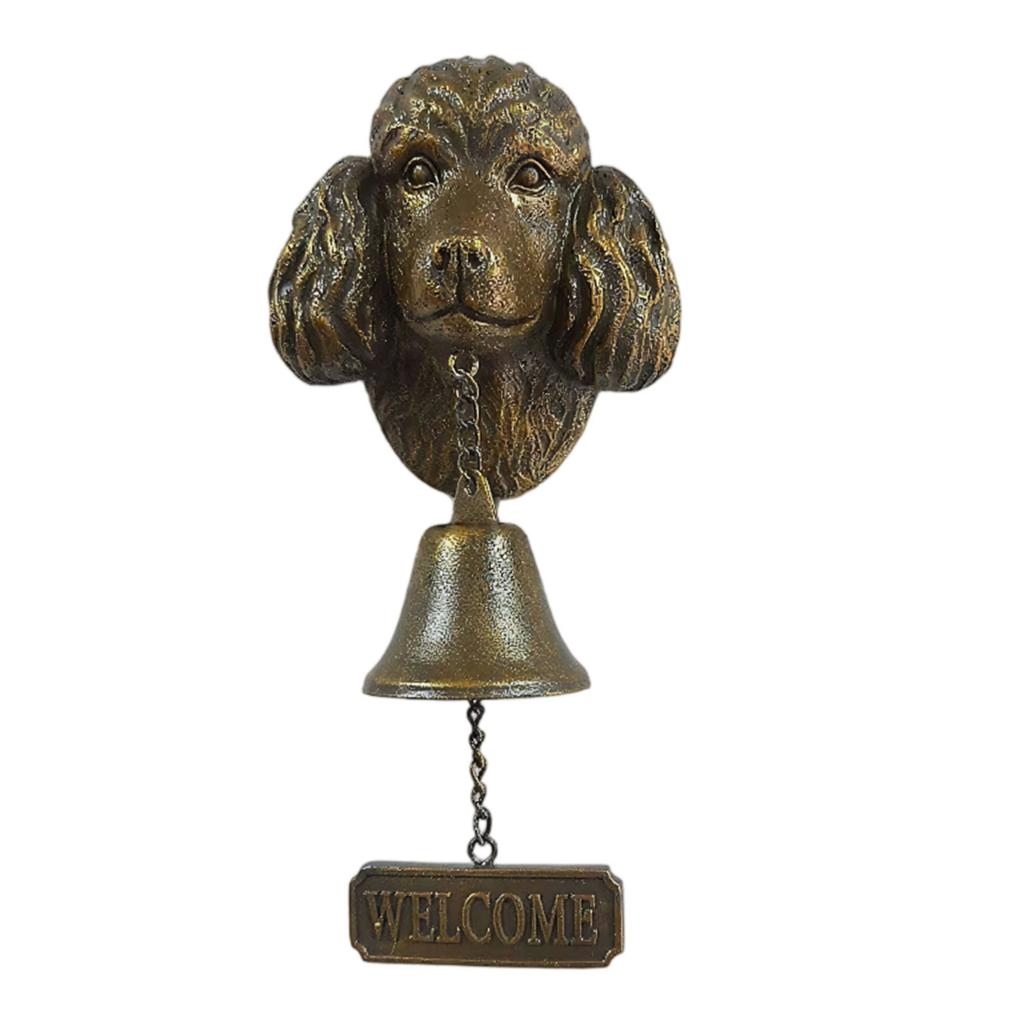 Animal Welcome Bell with Welcome Sign Dog Welcome Doorbell Wall Mounted Dog Door Bell for Farmhouse Home Front Door Entrance