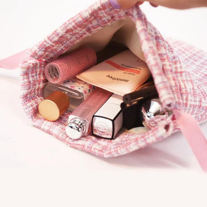 O-CHECK Candy Pop Tweed Kordelzugbeutel