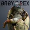 Eggshell Detachable Dinosaur Egg Toy Cute T-Rex Hatchling Jurassic Dinosaur Model Collectible Figurine Gift For Dinosaur Lovers