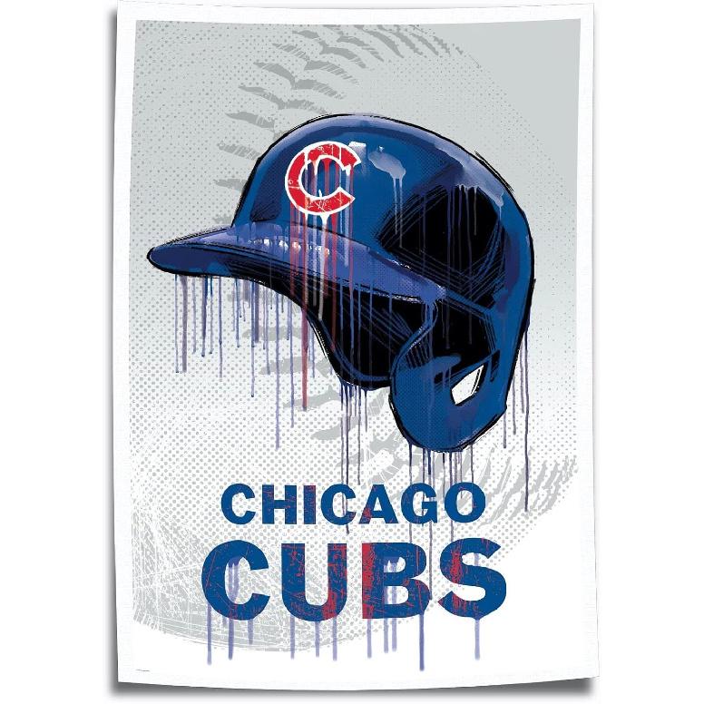 Chicago City Baseball Poster Print Canvas Wall Art Decor for Bedroom Large Painting Picture Wall Art to Sports Fans NOUCAN (12x18inch-Unframe,A)