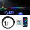 Symphony Front Gear Sound Insulation Strip, Ambient Light, Free Wiring App Control, Modification Light, Car Decoration Light Strip