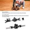 RC Car Front Rear Axle Black Stainless Steel Aluminum Alloy Anodized RC Front Rear Axle Set for SCX10 PRO