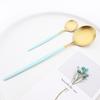 18pcs Colorful Cutlery Set Tableware Set Stainless Steel Dinner Knife Fork Spoon Matte Polishing Dinnerware Set