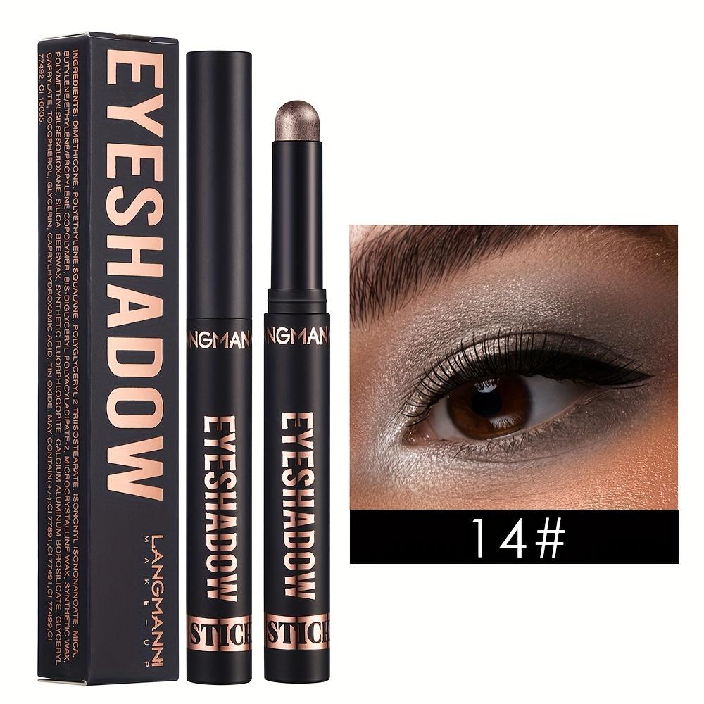 8-Color Eye Shadow Stick Long-Lasting Waterproof Cream To Powder Shimmer Glitter Eyeshadow Pigmentation Makeup Eyeshadow Pencil for Music Festival