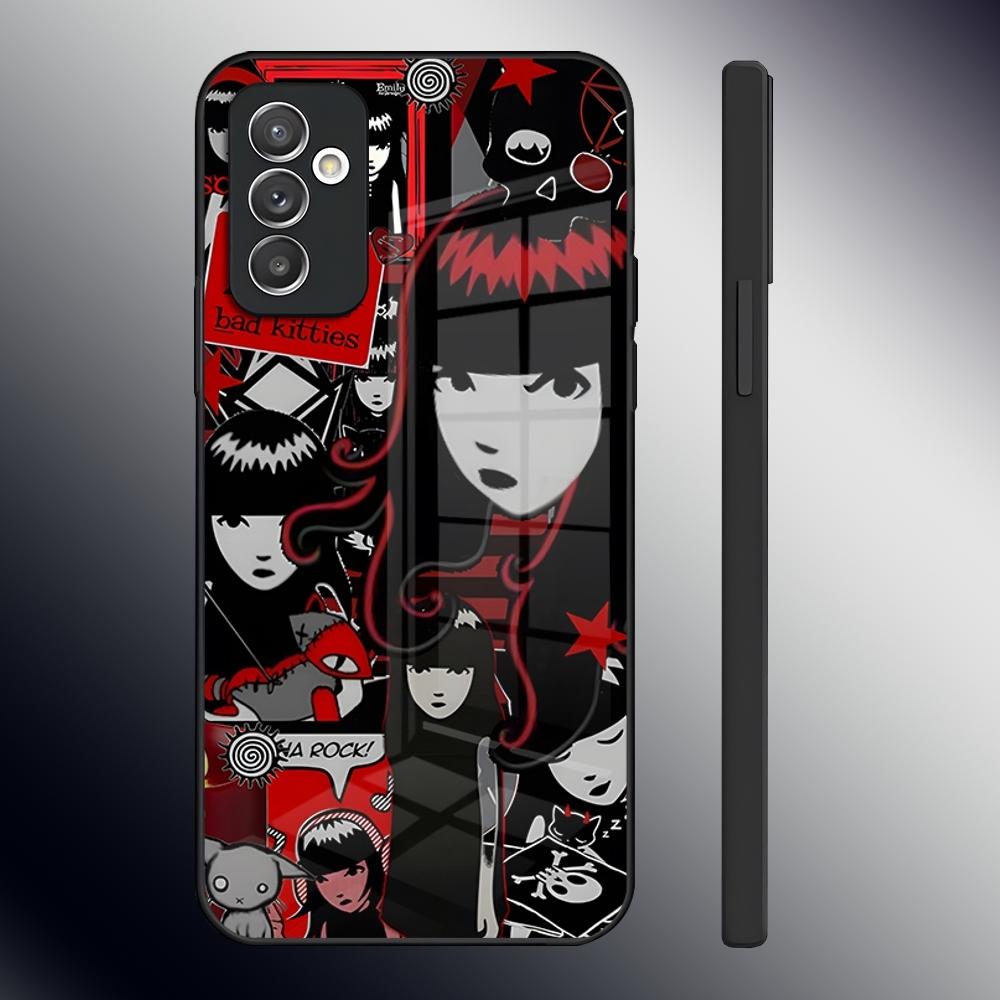 

E-Emily The Strange Phone Case for Samsung S24 Ultra S23 S22 S20 Fe S21 Plus Galaxy A54 A34 A24 A53 M54 Note 20 Back Cover Samsung s23