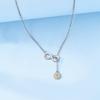 Copper Metal Zircon Rotund Necklaces Heart Simple Irregular Trendy Simple Necklaces Designed For Women Perfect Gift Party High Quality Fine Jewelry