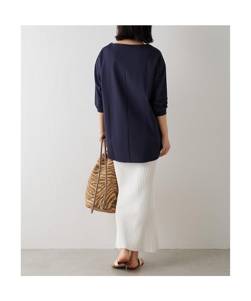 Whim Gazette Knit Fit Skirt WGZ1001201A0008 Free Size Ecru