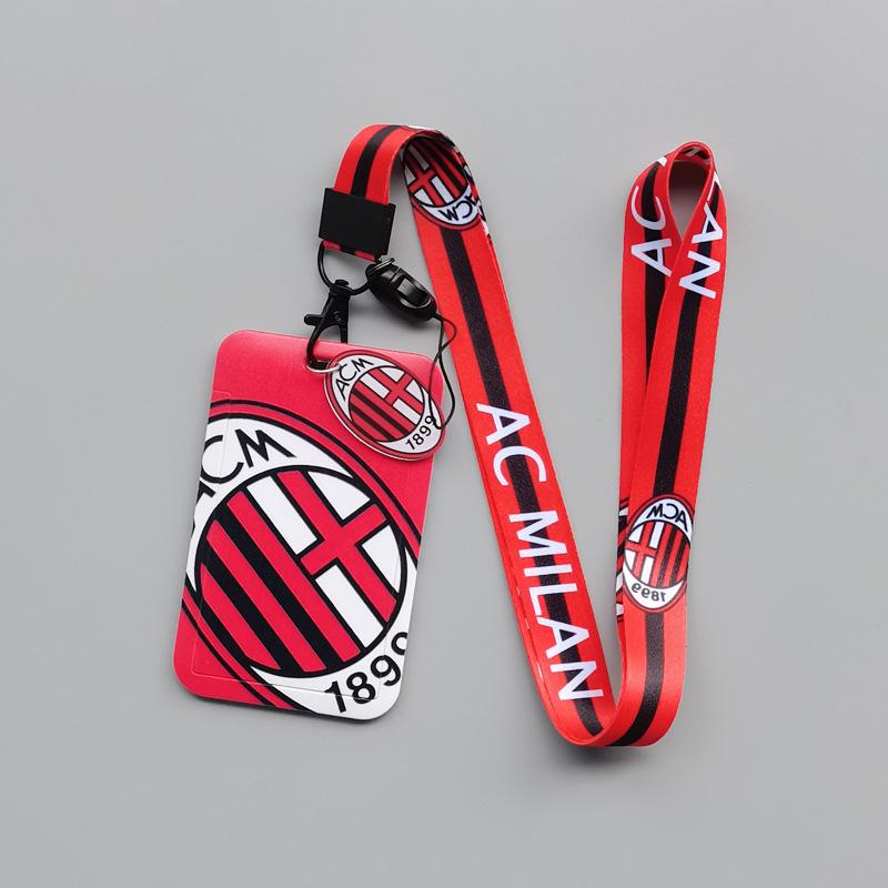 Cartoon Animation Hard Bus Push Card Sleeve Heat Transfer Student Campus Card Polyester Drop Lanyard Work Card Meal Card Football