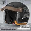 Unisex 3C Certified Electric Scooter Helmet with Hidden Visor – All-Season, Winter-Ready, Men’s and Women’s Safety Protection.