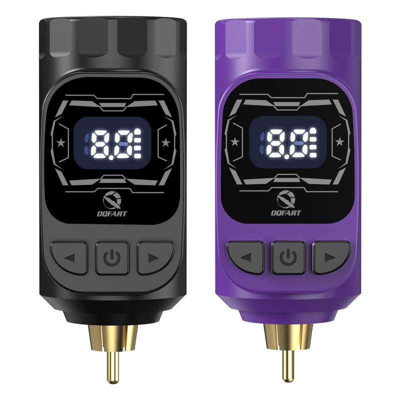 1 Set Portable Wireless Tattoo Power Supply 1200Mah With Color Screen Digital Display Control Tattoo Pen Battery