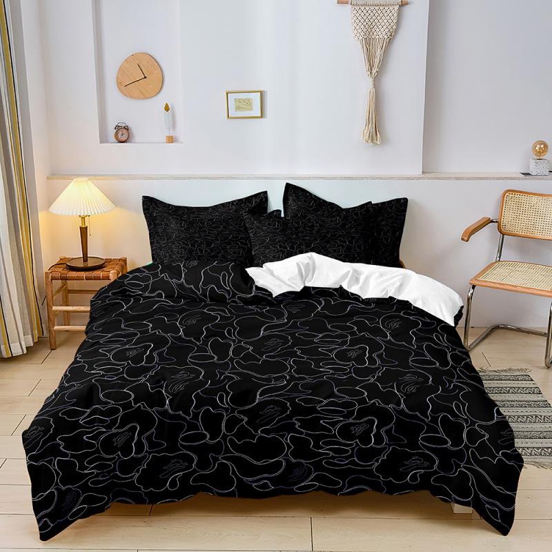 Fashion Technology Printing, 3D Digital Printing, Bedding, Duvet Covers, Pillowcases, Three-piece Sets