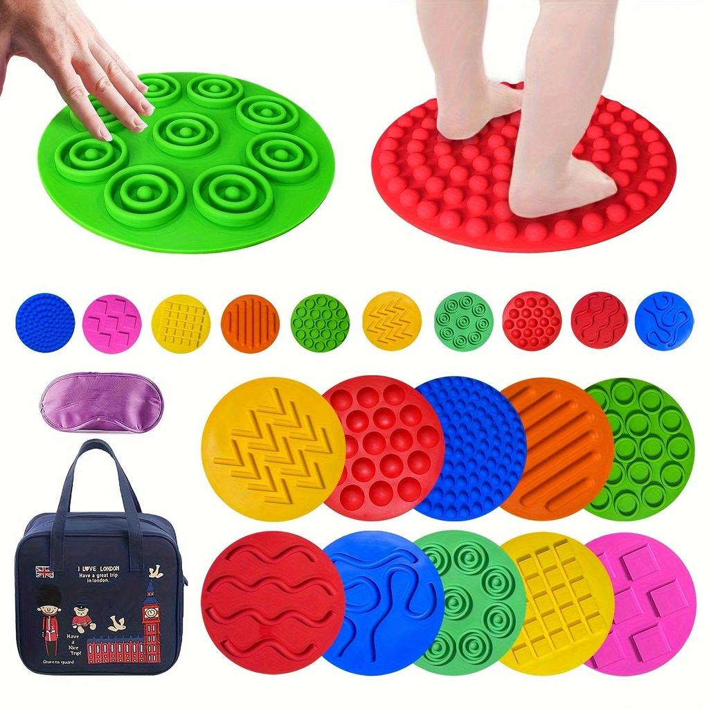 Children's Silicone Sensory Tactile Pad - Early Education & Sensory Integration Toy