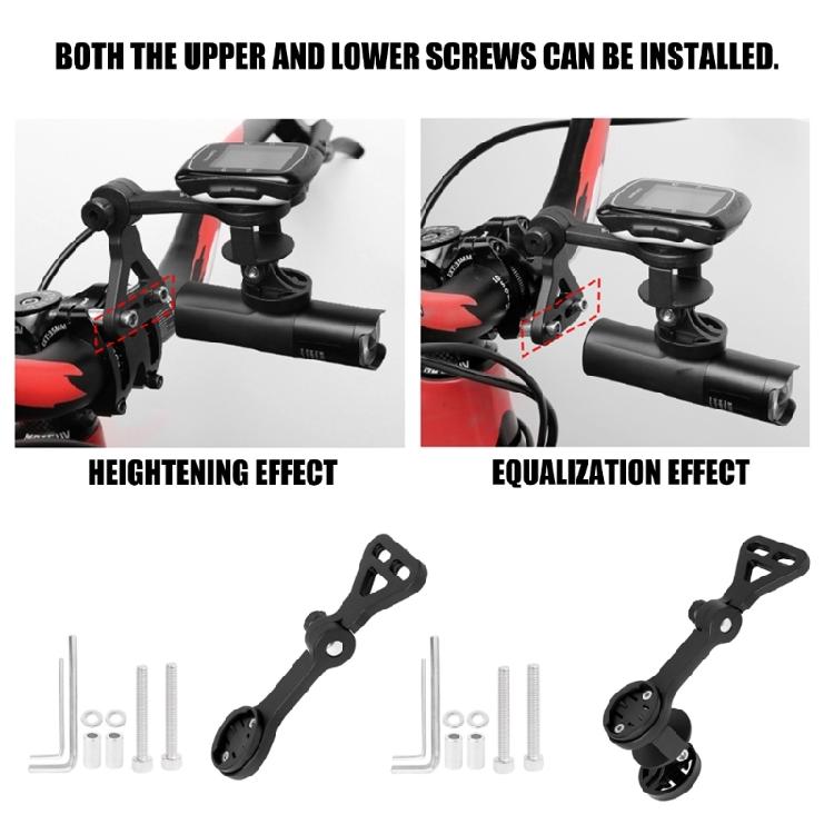 Front Bicycles Computer Mount Adjustable Mount for Cycling Computer Extended Mount, Mountain Bikes Stem Extension Holder