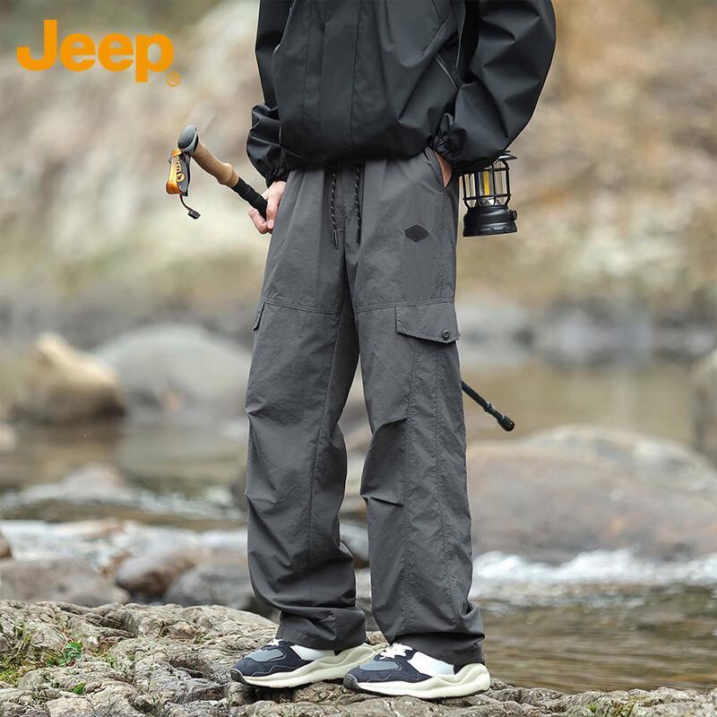 

JEEP Men s Spring Autumn Loose Fit Cargo Pants XL