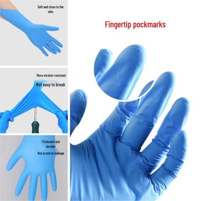 Disposable Pure Nitrile Gloves – Oilproof, Waterproof, Acid & Alkali Resistant, High Elasticity