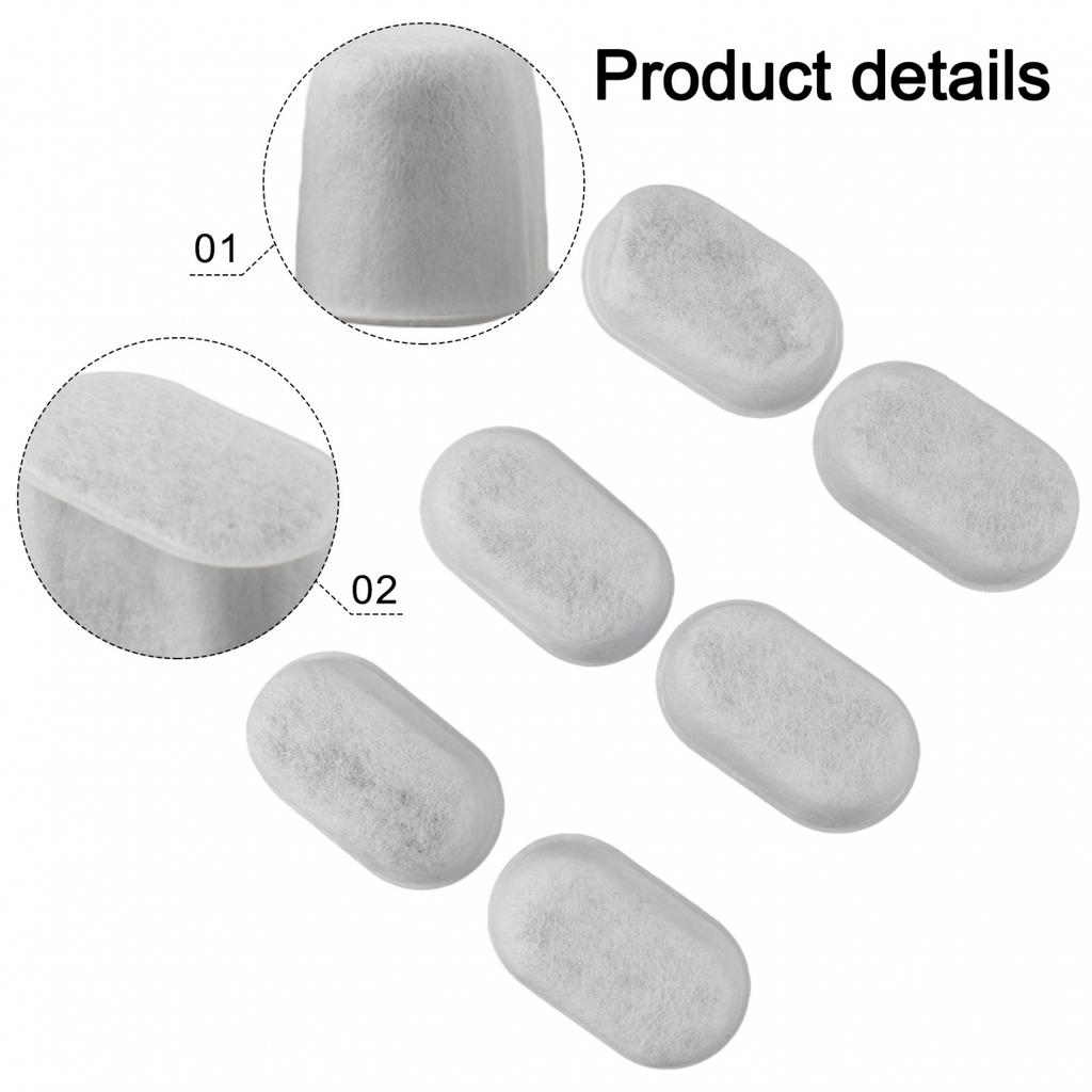 Charcoal Water Filters Coffee Maker Fiber Parts Replacement
