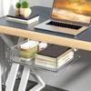 Drawer Storage Box Under Table Hidden Self-Adhesive Drawer Type Storage Cabinet Office Desk Organizing Large Capacity Drawer