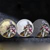 Knight Templar Commemorative Coins Antique Silver Plated Challenge Coin Christian The Crusaders Home Decorations