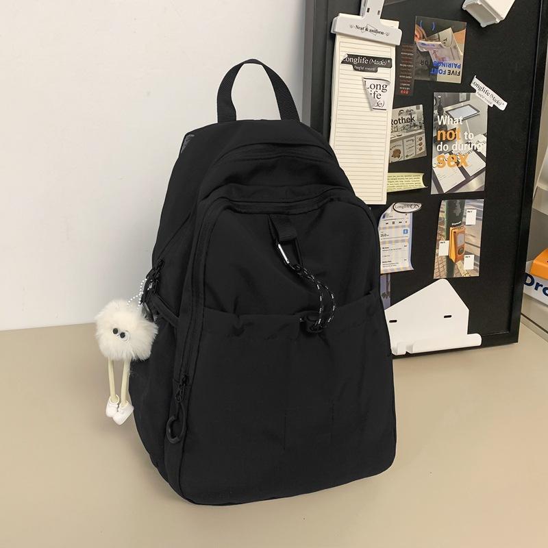 New Backpack Girls Large Capacity Computer Backpack Cute Girl High School College Student Casual Simple Schoolbag