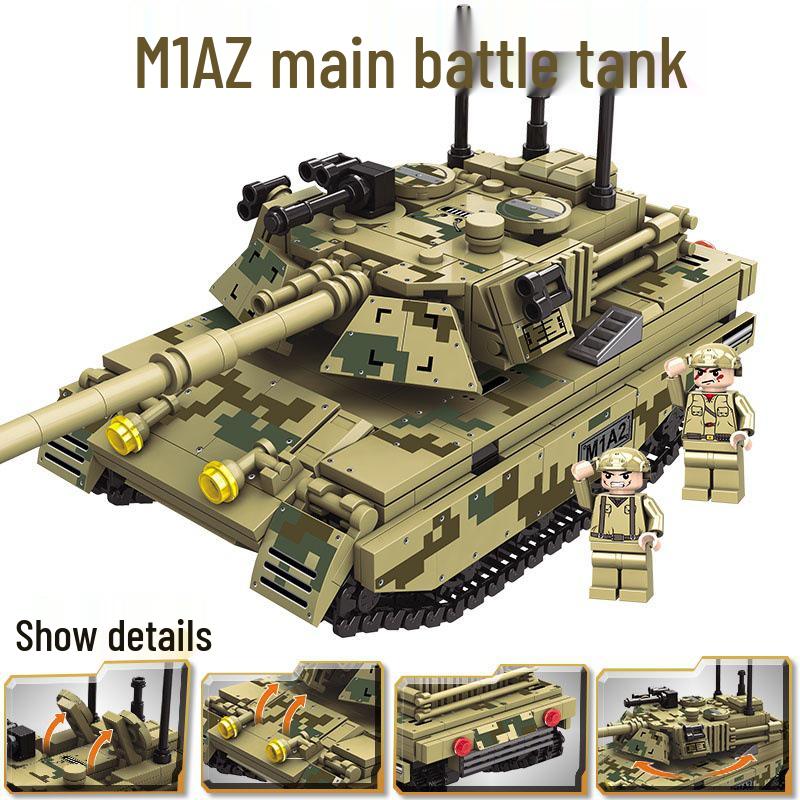 Compatible Military SWAT Armored Car Building Blocks - Educational Assembly Toy for Boys