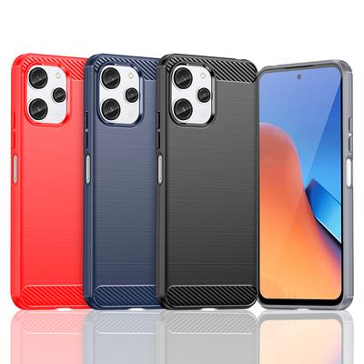 Do etui Xiaomi Redmi 12 Etui do Redmi 12 Odporne na wstrząsy Odporne na uderzenia Silikonowe Etui z włókna węglowego na tył Do etui Redmi 12 6,79 cala