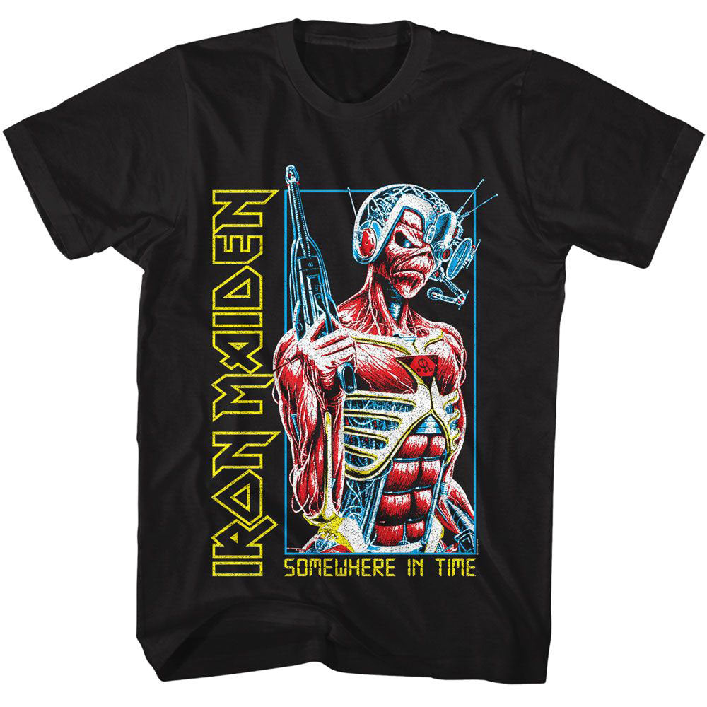 

Iron Maiden Anywhere in Time Graphic Print Summer Autumn Winter Men s and Women s Short Sleeved T-shirt Casual Loose Outdoor S