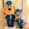 Safety Sheriff Labrador Doll Plush Toy Fan Gift Ornaments Home Pillow
