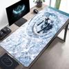 Large Fantasy Anime Girl XXL Mousepad Crystal Spiral Piano Glitter Art Deskmat Non-Slip Rubber Gaming Pc Keyboard Gamer Mats
