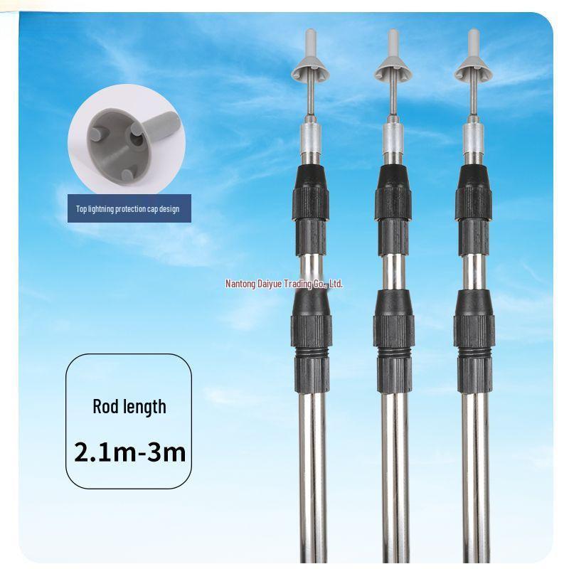 Retractable Tent and Sunshade Support Pole Kit